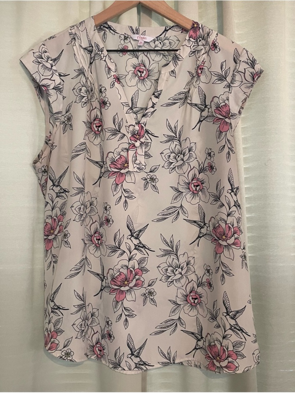 Candie’s Floral Size XXL 2010’s Tank Top